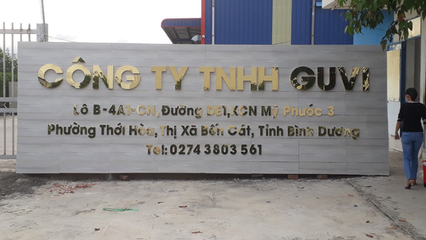 Bảng hiệu chữ inox